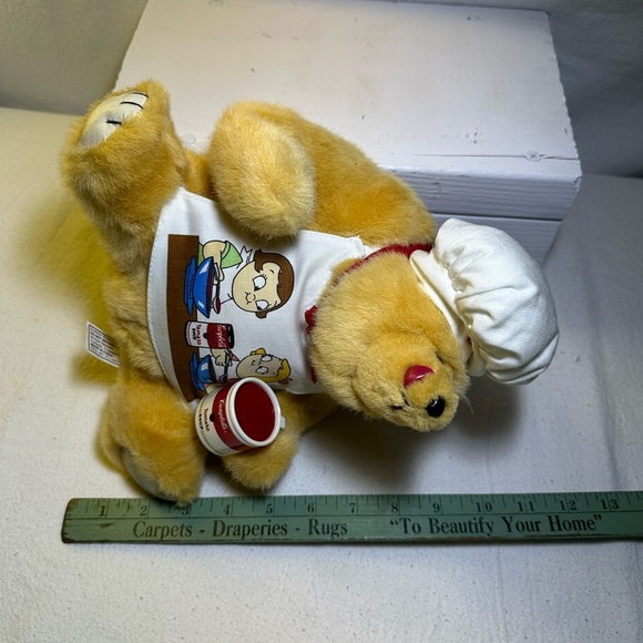 Vintage 1997 Campbells soup Chef Teddy Bear Plush Toy New no tags - Picture 7 of 7